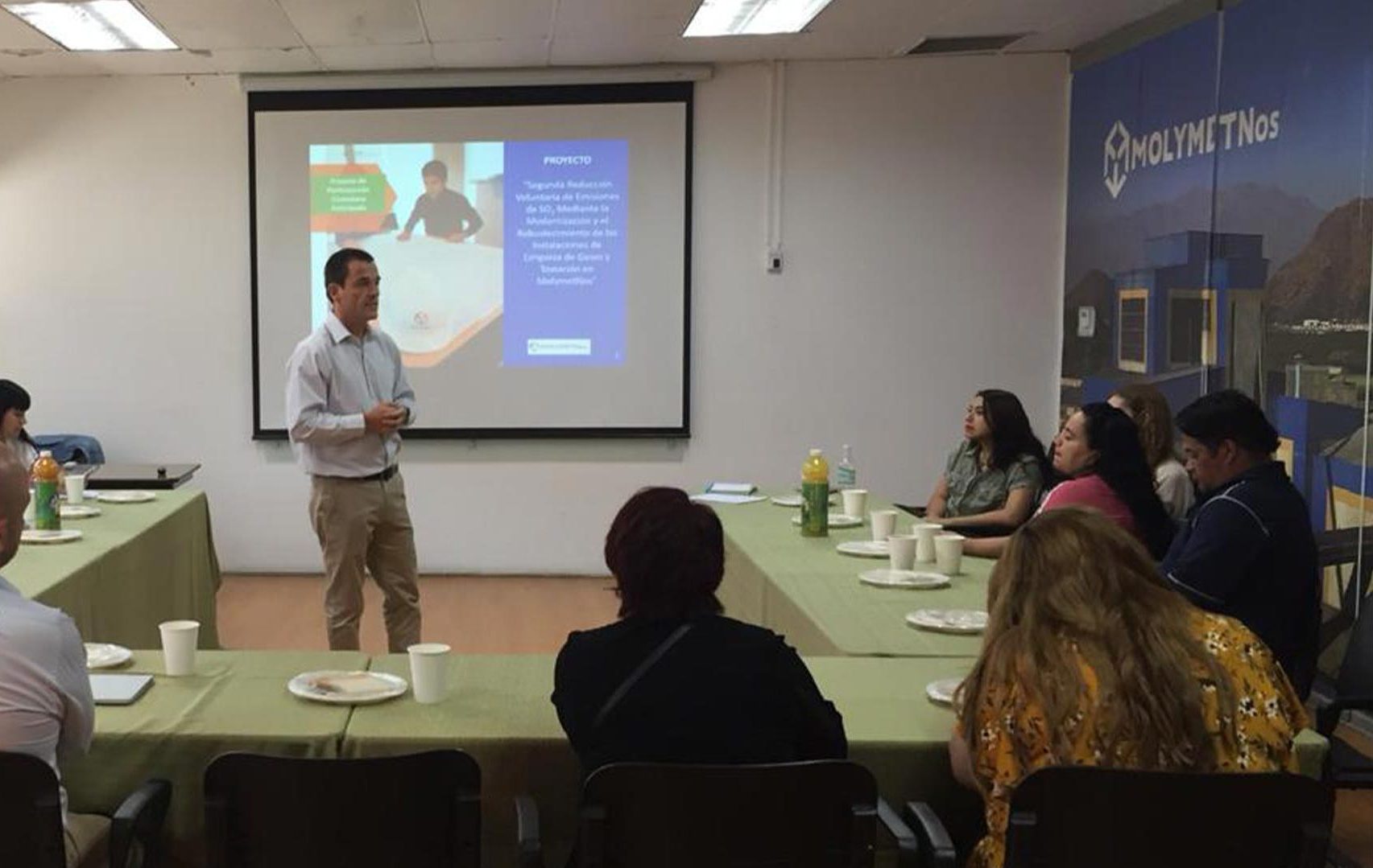 Comunidad conoce nuevos proyectos Molymet