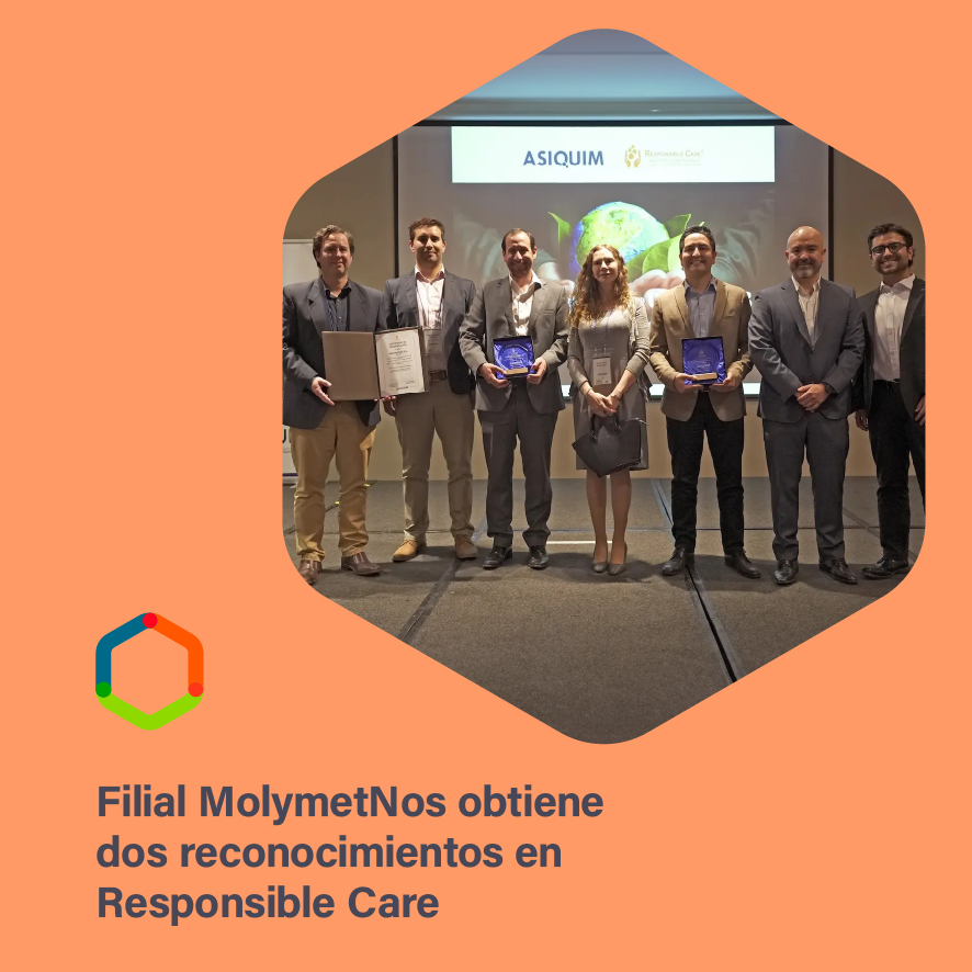 Filial MolymetNos obtiene dos reconocimientos en Responsible Care