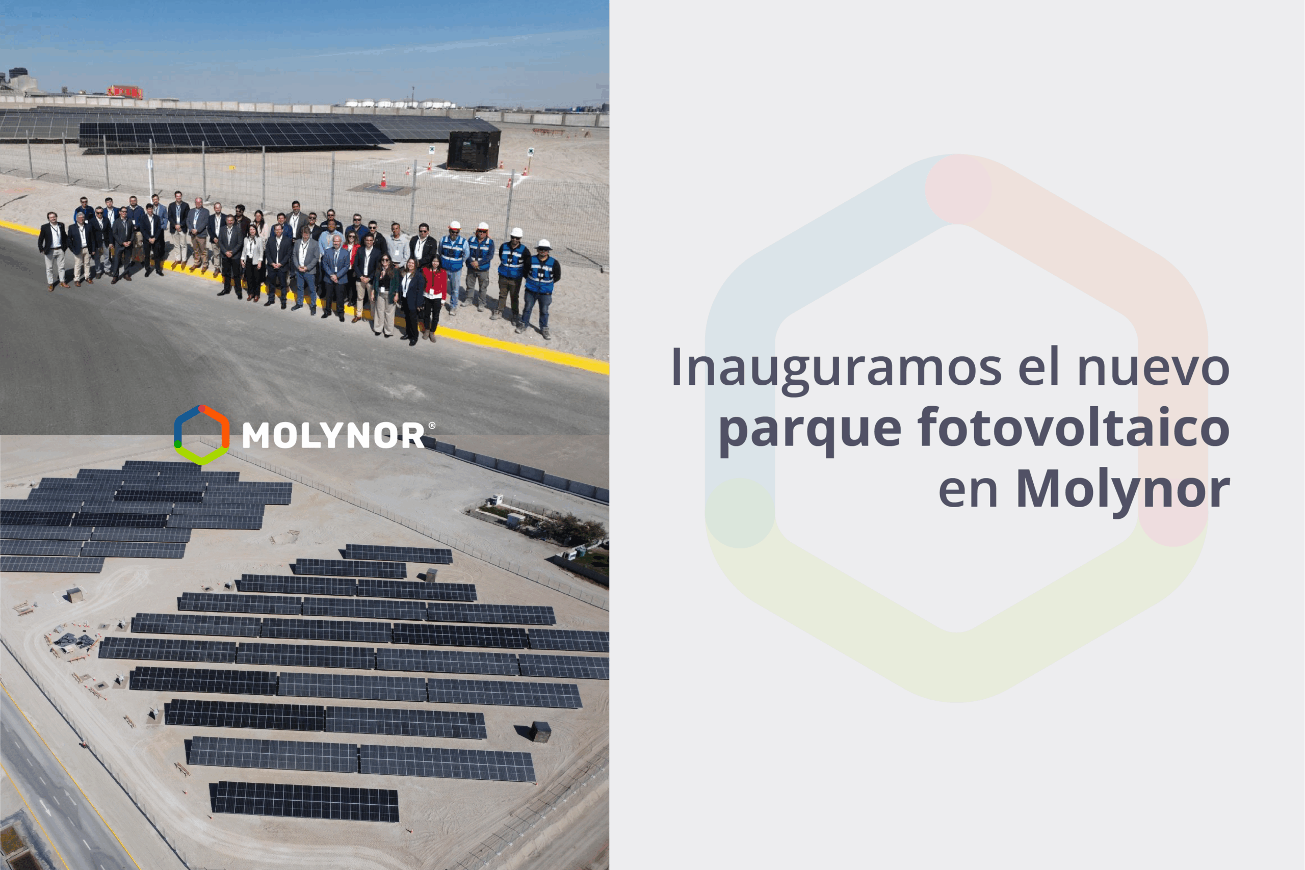 Inauguramos el nuevo parque fotovoltaico en Molynor
