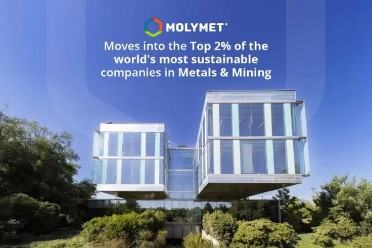 Molymet Advances to the Top 2% of the World’s Most Sustainable Companies in Metals & Mining