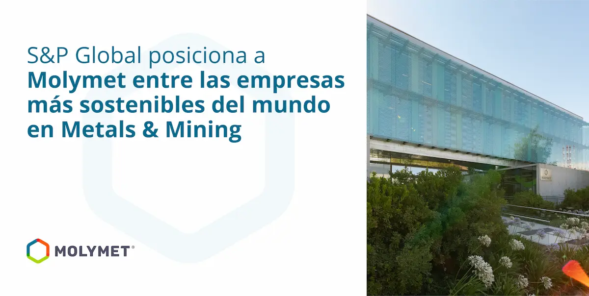 S&P Global posiciona a Molymet entre las empresas más sostenibles del mundo en Metals & Mining